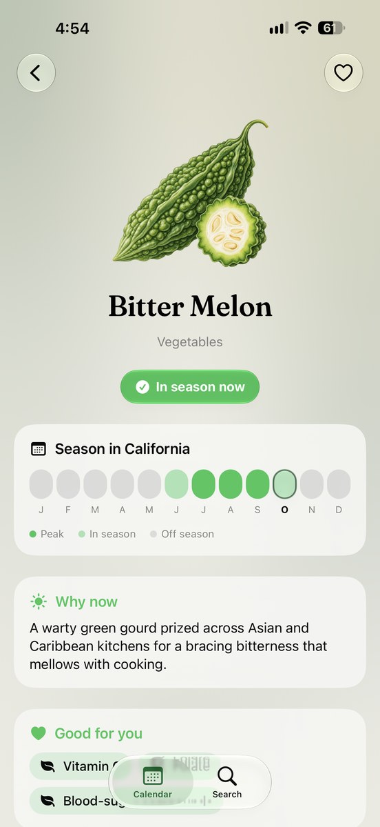 Peach & Pea: Bitter melon season and ingredient details